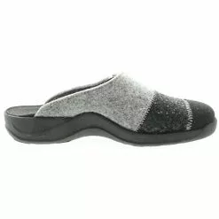 Rohde Pantoffeln - Grau -Schuhladen 8287277 04