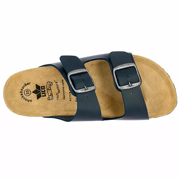 LICO Pantolette Bioline Pantoletten - Blau 7 LICO Pantolette Bioline Pantoletten - Blau – Bild 5