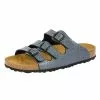 LICO Pantolette Bioline Neva Hausschuhe - Grau -Schuhladen 8299663 01