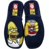 Andinas Damen Herren Jungen Mädchen Pantoletten Hausschuhe Pantoffeln Homer Simpson Blau - Blau -Schuhladen 8890733 01