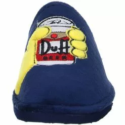 Andinas Damen Herren Jungen Mädchen Pantoletten Hausschuhe Pantoffeln Homer Simpson Blau - Blau -Schuhladen 8890733 04