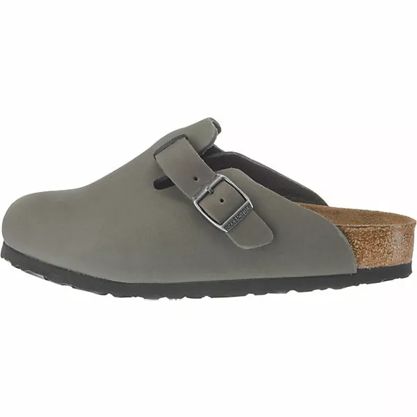 Birkenstock Boston Weichbettung Weit Geschlossene Hausschuhe - Grau/anthrazit 4 Birkenstock Boston Weichbettung Weit Geschlossene Hausschuhe - Grau/anthrazit – Bild 2
